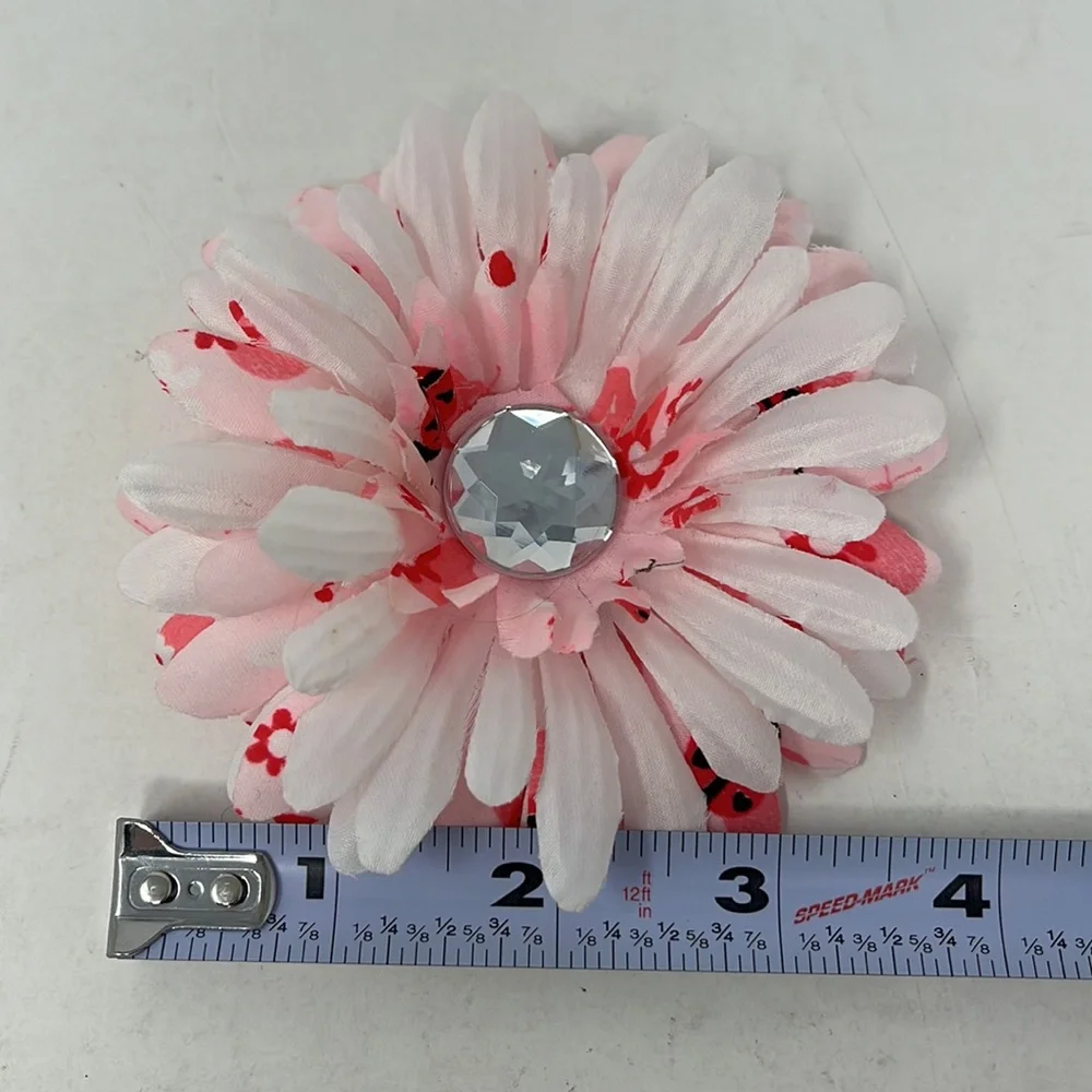 Handcrafted Hair Accessories for Girls Headband Floral Clip Bundle of 5